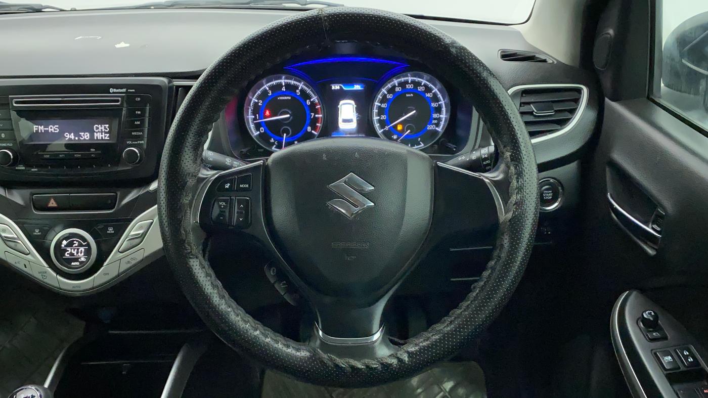 2017 Maruti Baleno ZETA PETROL 1.2, Petrol, Manual, 29,977 km, Steering Wheel Close Up