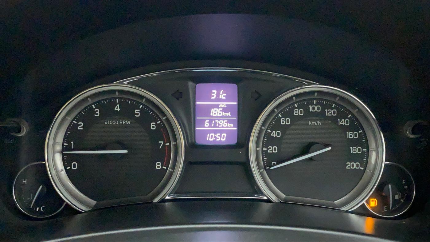 2016 Maruti Ciaz ZXI+, Petrol, Manual, 63,012 km, Odometer Image