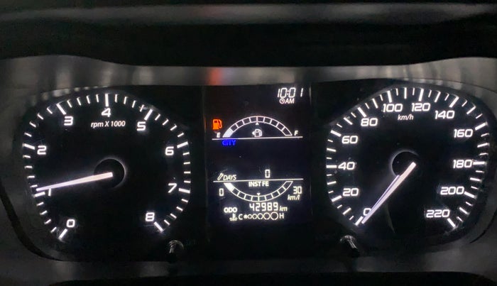 2021 Tata ALTROZ XE PETROL, Petrol, Manual, 42,989 km, Odometer Image