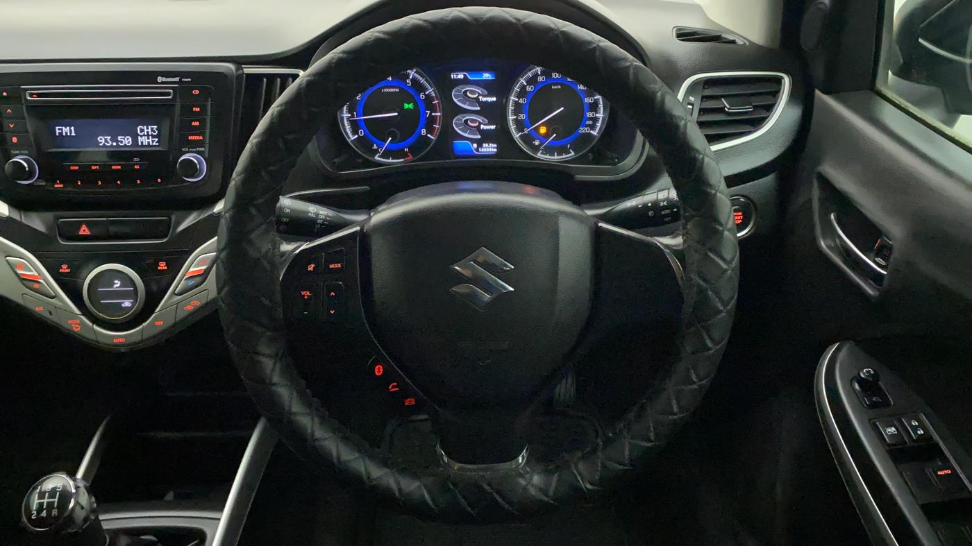 2017 Maruti Baleno ZETA PETROL 1.2, Petrol, Manual, 13,989 km, Steering Wheel Close Up