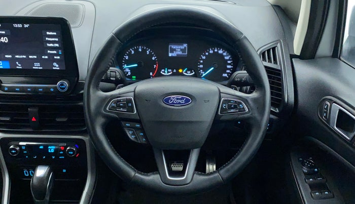 2018 Ford Ecosport TITANIUM + 1.5L PETROL AT, Petrol, Automatic, 77,380 km, Steering Wheel Close Up