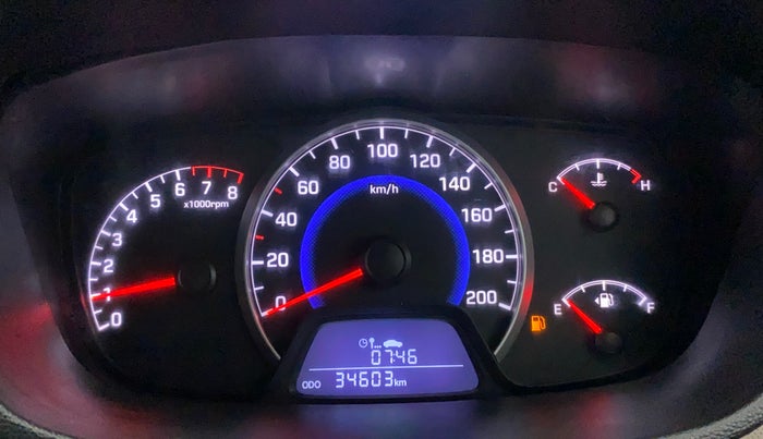 2015 Hyundai Grand i10 SPORTZ 1.2 KAPPA VTVT, Petrol, Manual, 34,552 km, Odometer Image