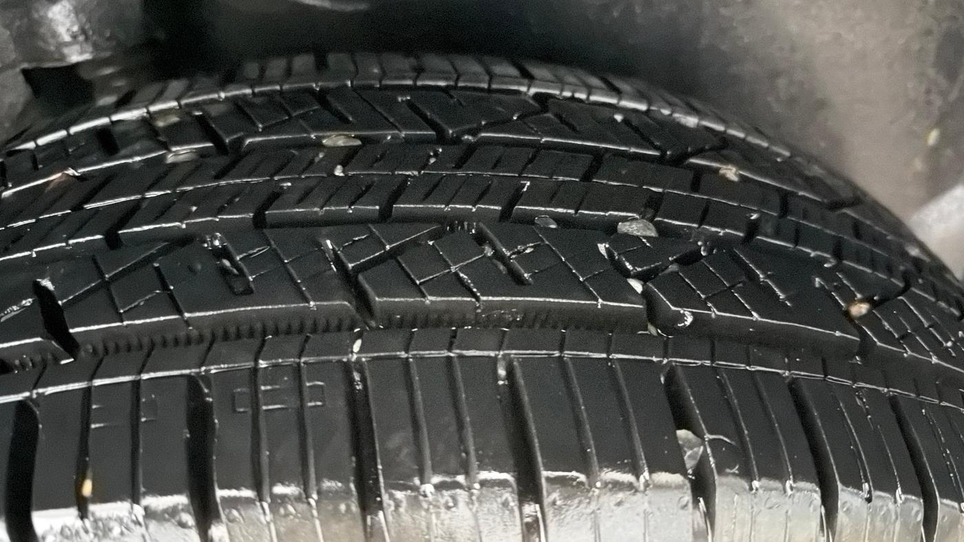2021 Tata Harrier XT PLUS 2.0L KRYOTEC DARK EDITON, Diesel, Manual, 92,452 km, Left Rear Tyre Tread