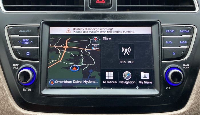 2019 Hyundai Elite i20 ASTA (O) CVT, Petrol, Automatic, 91,916 km, Infotainment System