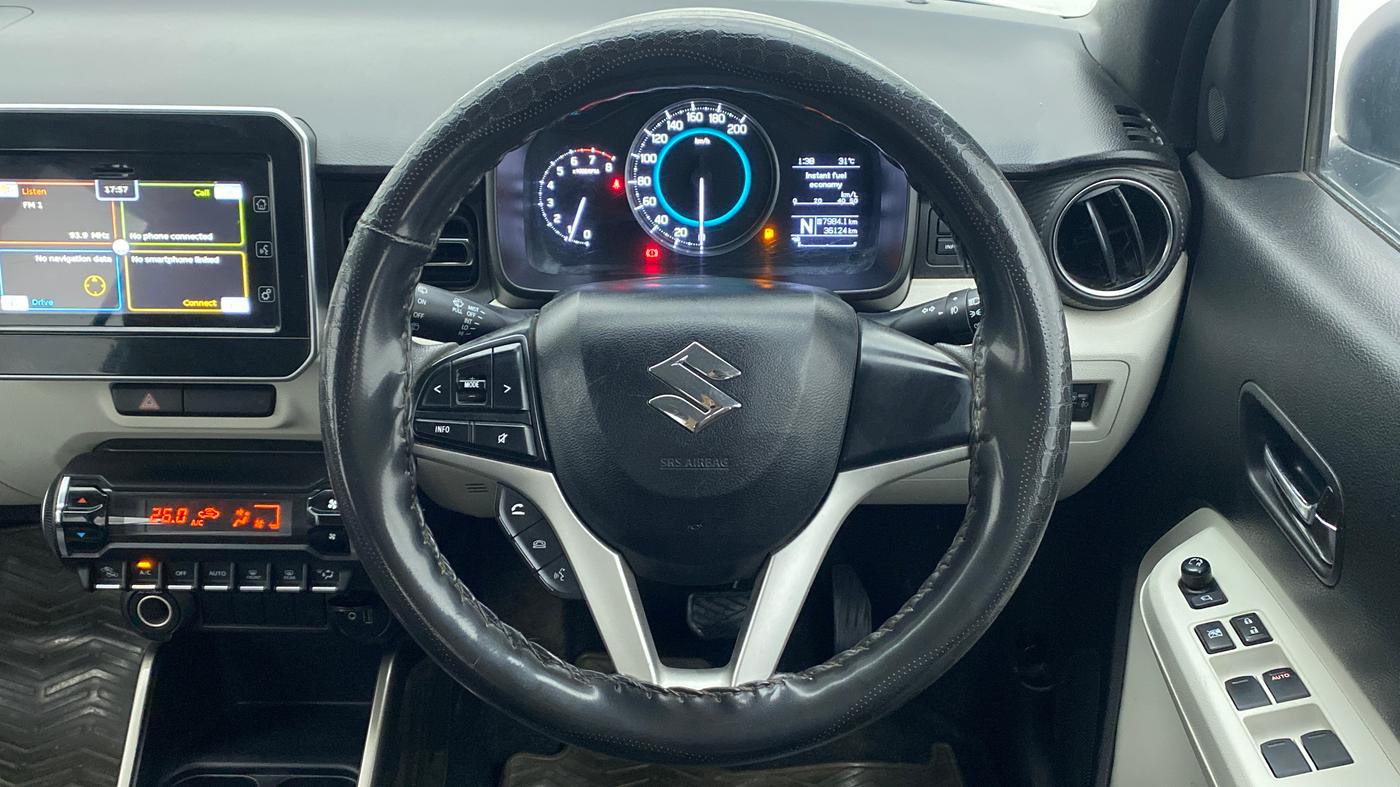 2018 Maruti IGNIS ALPHA 1.2 AMT, Petrol, Automatic, 36,124 km, Steering Wheel Close Up