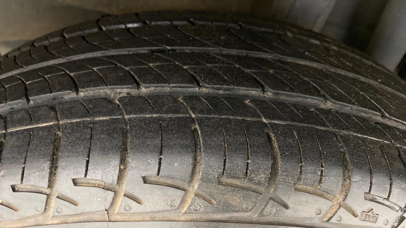 2021 Toyota YARIS G MT, Petrol, Manual, 20,754 km, Left Rear Tyre Tread