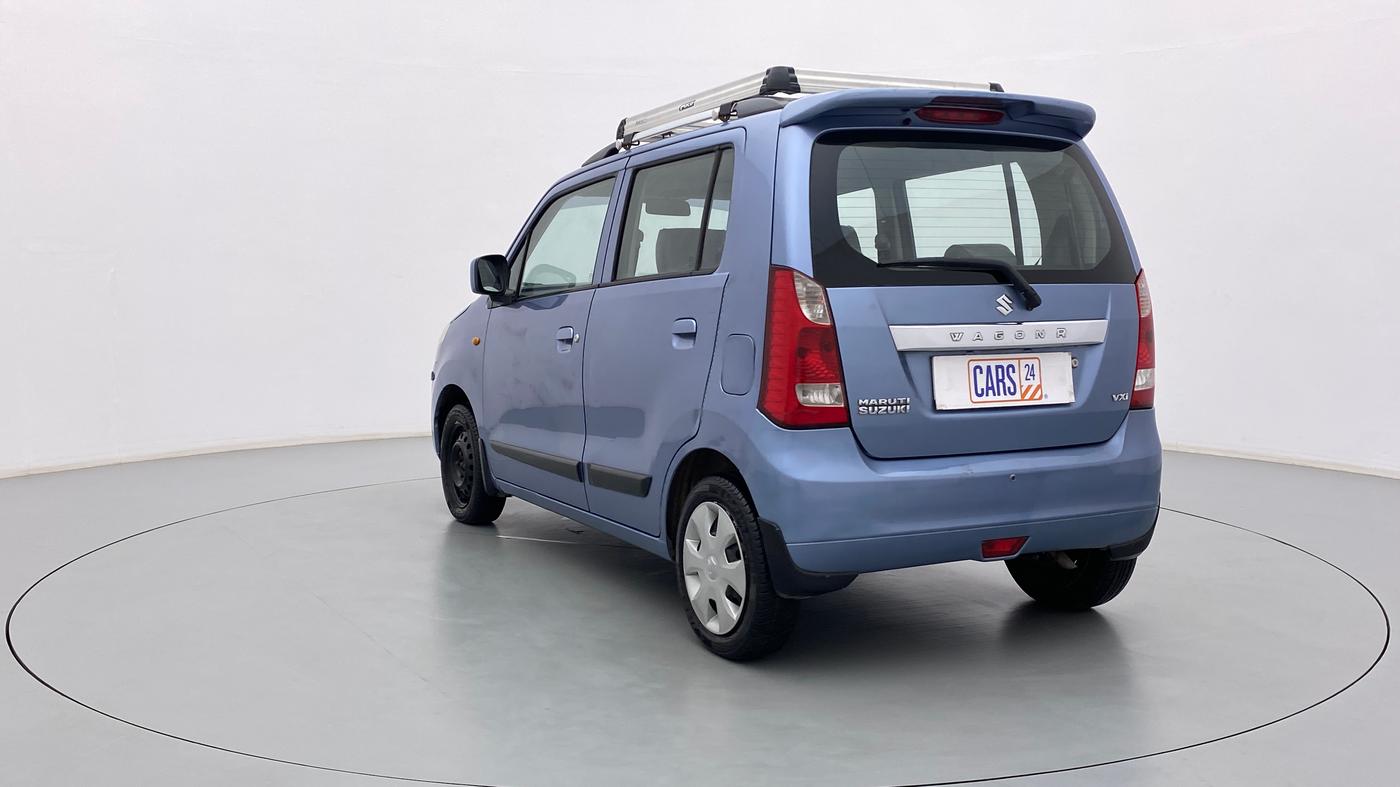 2012 Maruti Wagon R 1.0 VXI, CNG, Manual, 70,689 km, Left Back Diagonal