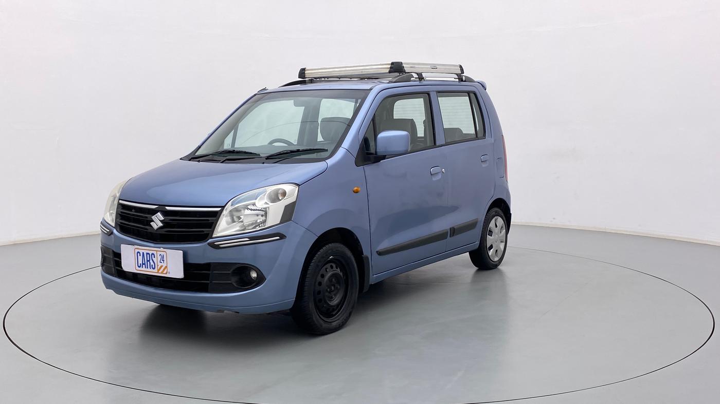2012 Maruti Wagon R 1.0 VXI, CNG, Manual, 70,689 km, Left Front Diagonal
