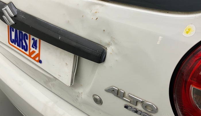 2014 Maruti Alto K10 VXI P, Petrol, Manual, 56,874 km, Dicky (Boot door) - Slightly dented