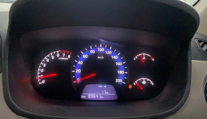 2014 Hyundai Xcent BASE 1.2, Petrol, Manual, 1,23,456 km, Odometer Image