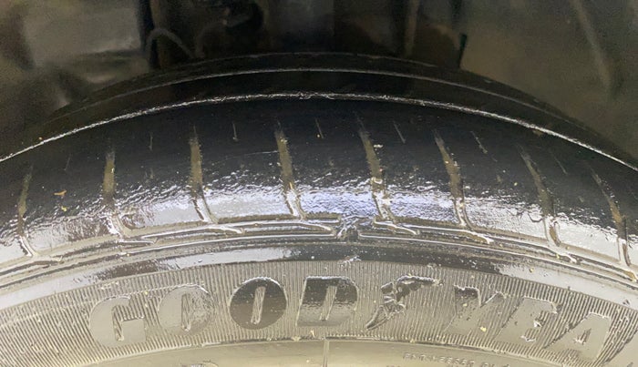 2020 Tata TIGOR XZA PLUS PETROL, Petrol, Automatic, 11,016 km, Left Front Tyre Tread