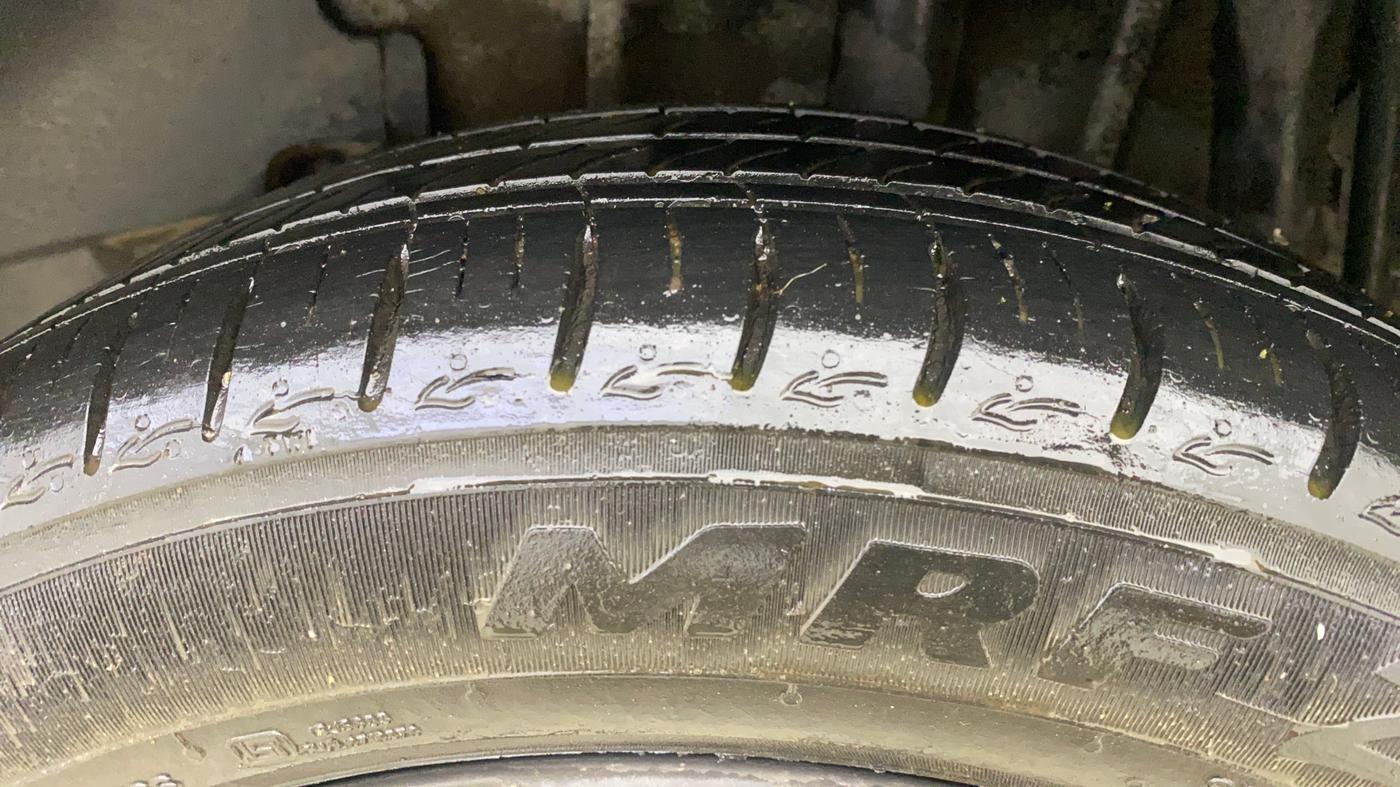 2020 Tata TIGOR XZA PLUS PETROL, Petrol, Automatic, 11,016 km, Left Rear Tyre Tread