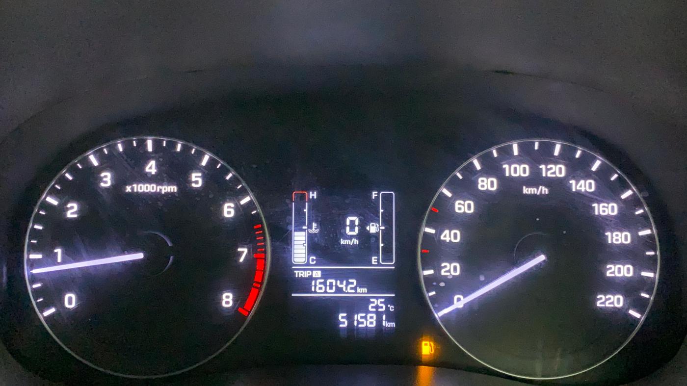 2016 Hyundai Creta SX PLUS 1.6 PETROL, Petrol, Manual, 51,580 km, Odometer Image