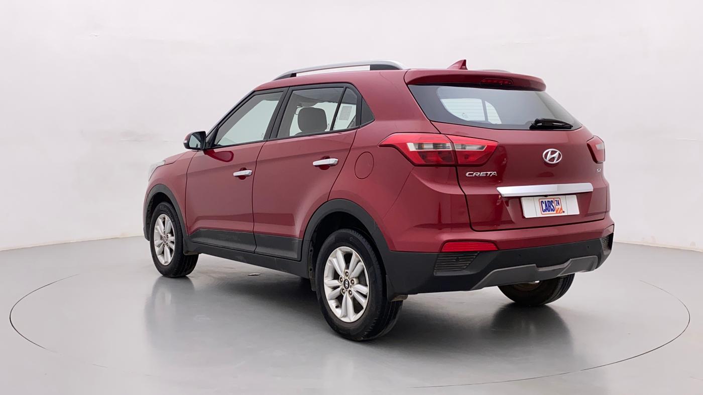 2016 Hyundai Creta SX PLUS 1.6 PETROL, Petrol, Manual, 51,580 km, Left Back Diagonal