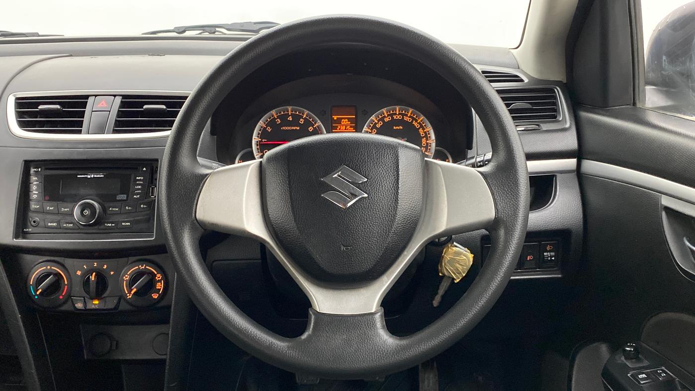 2012 Maruti Swift VXI, Petrol, Manual, 24,011 km, Steering Wheel Close Up