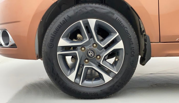 2017 Tata TIGOR XZA PETROL, Petrol, Automatic, 94,257 km, Left Front Wheel