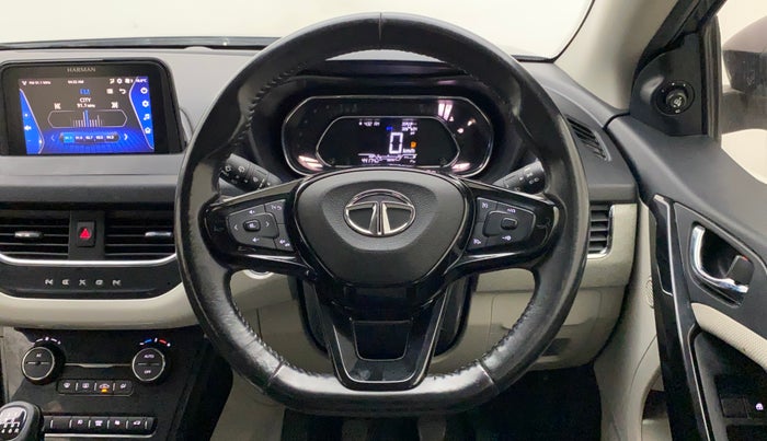 2021 Tata NEXON XZ PLUS PETROL SUNROOF, Petrol, Manual, 50,554 km, Steering Wheel Close Up