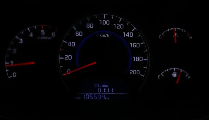 2016 Hyundai Grand i10 SPORTZ 1.1 CRDI, Diesel, Manual, 1,06,501 km, Odometer Image