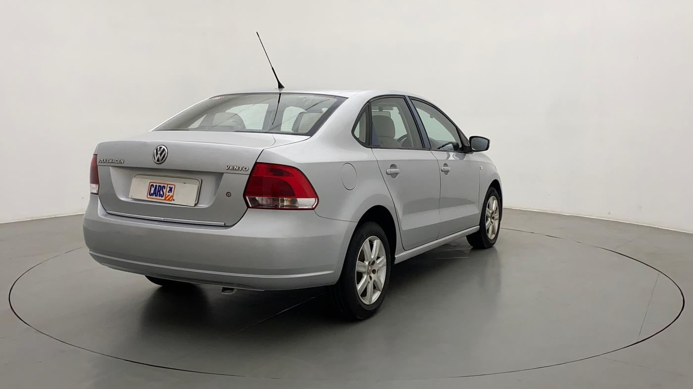 2012 Volkswagen Vento HIGHLINE 1.6 MPI, Petrol, Manual, 63,550 km, Right Back Diagonal
