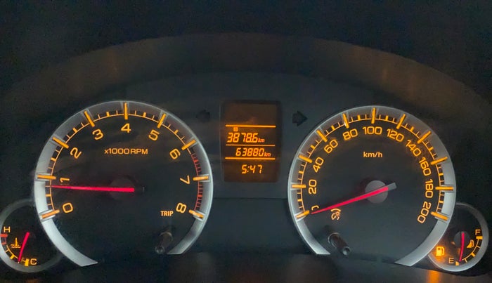 2013 Maruti Swift Dzire VXI, Petrol, Manual, 63,879 km, Odometer Image