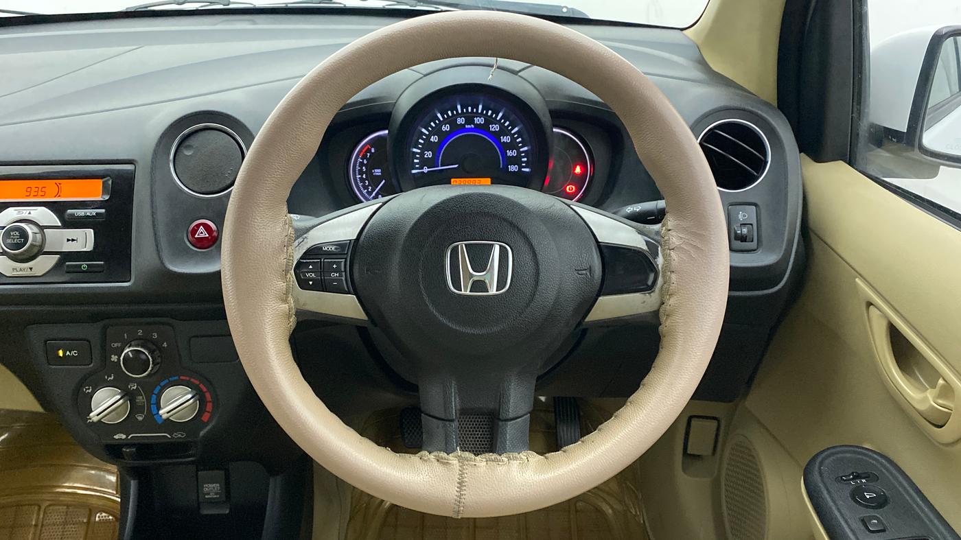 2016 Honda Amaze 1.2 SMT I VTEC, Petrol, Manual, 40,271 km, Steering Wheel Close Up