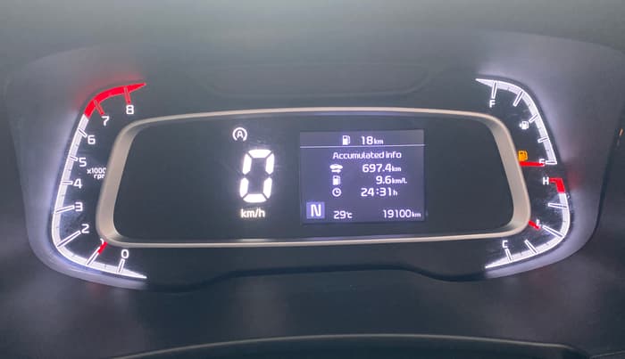 2023 KIA SONET HTK PLUS 1.0 IMT, Petrol, Manual, 19,061 km, Odometer Image