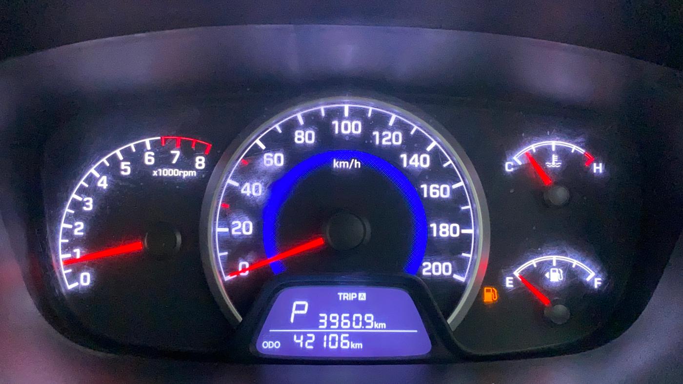 2019 Hyundai Grand i10 MAGNA AT 1.2 KAPPA VTVT, Petrol, Automatic, 42,652 km, Odometer Image