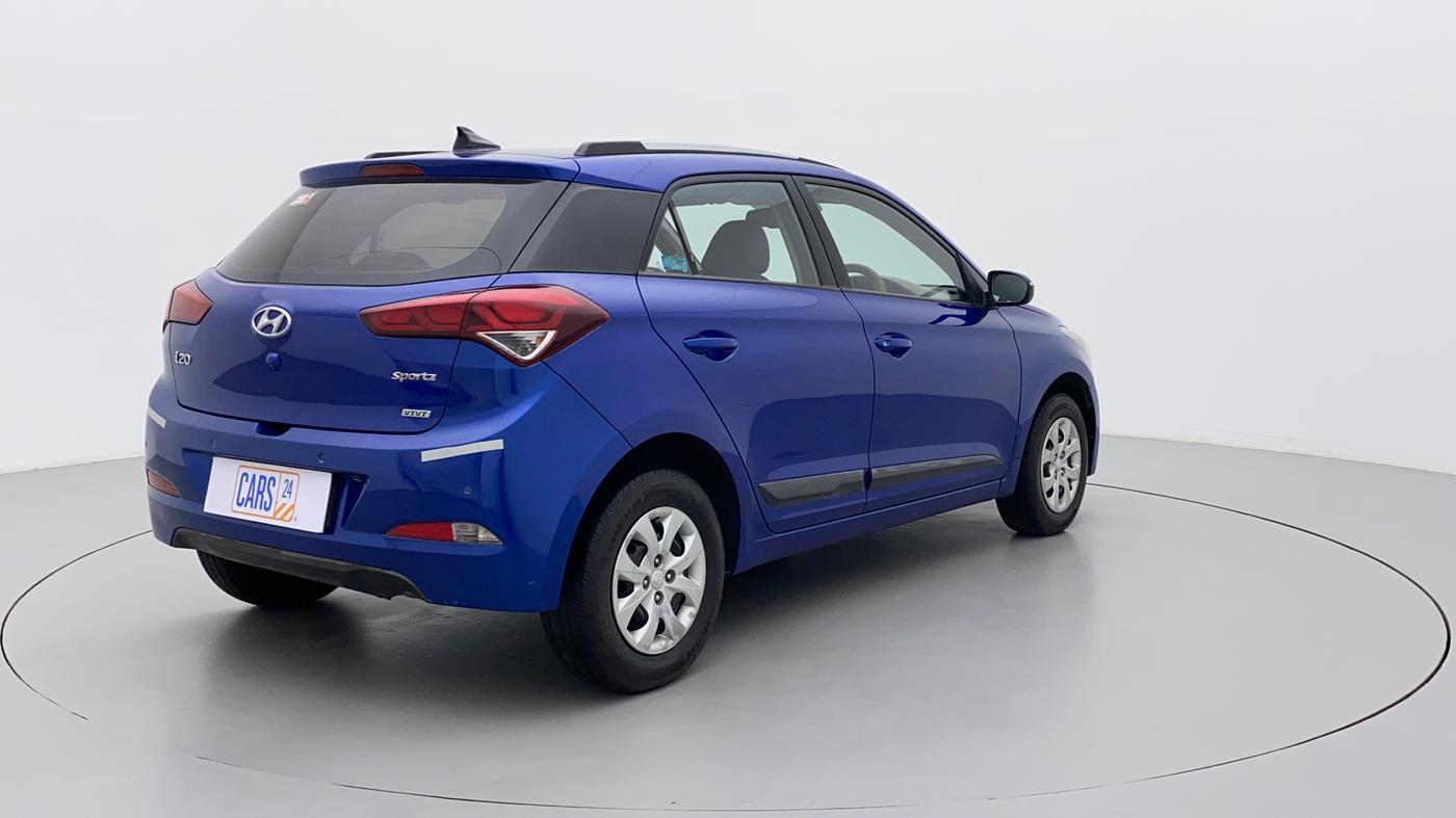 2014 Hyundai Elite i20 SPORTZ 1.2, CNG, Manual, 97,917 km, Right Back Diagonal