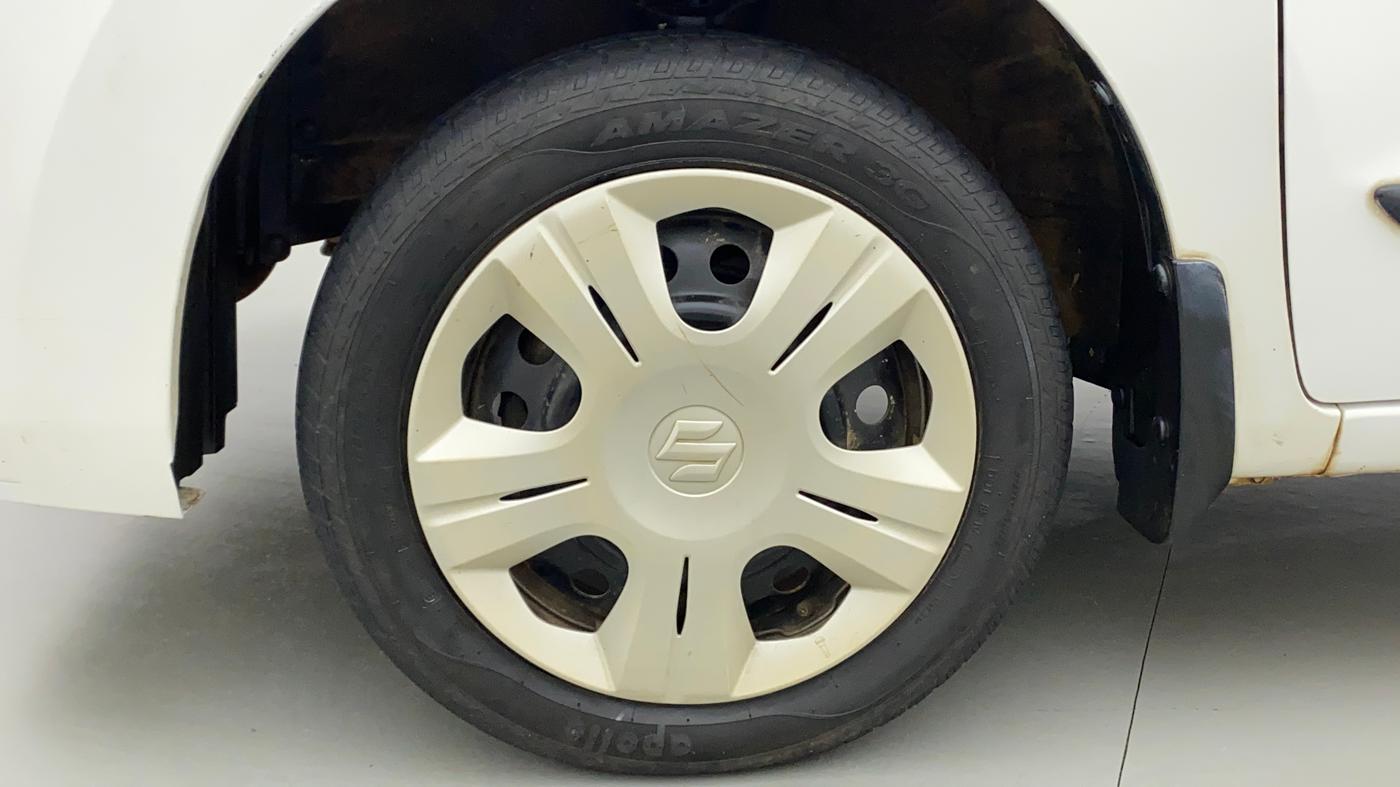 2013 Maruti Wagon R 1.0 VXI, Petrol, Manual, 30,418 km, Left Front Wheel