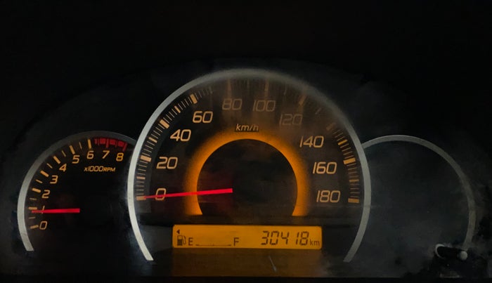 2013 Maruti Wagon R 1.0 VXI, Petrol, Manual, 30,418 km, Odometer Image