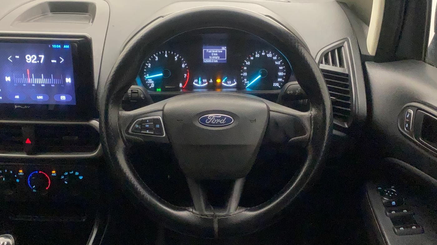 2017 Ford Ecosport TREND 1.5L PETROL, Petrol, Manual, 52,680 km, Steering Wheel Close Up