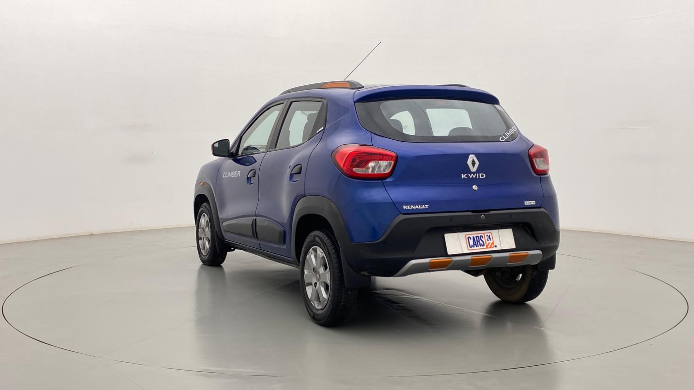 2018 Renault Kwid CLIMBER 1.0 AT, Petrol, Automatic, 27,498 km, Left Back Diagonal
