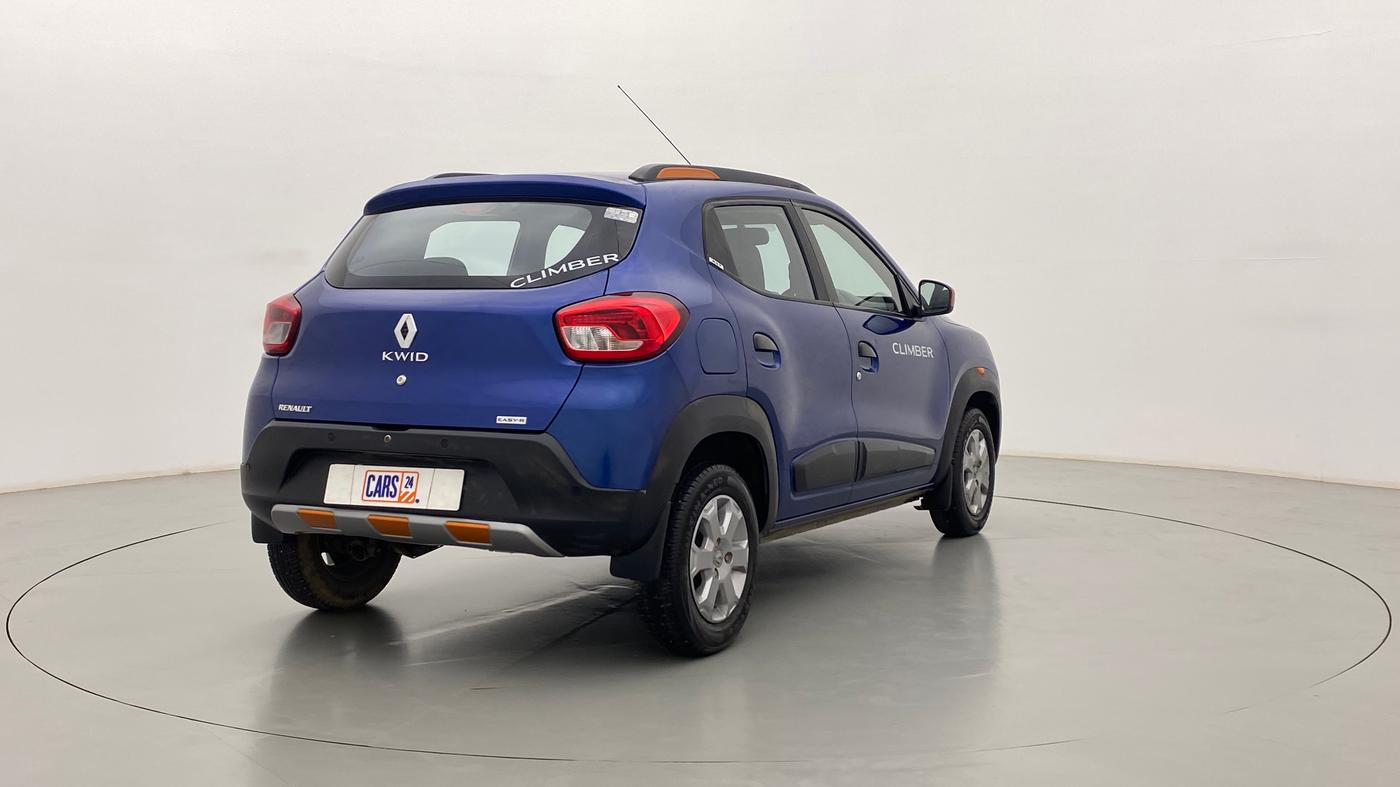 2018 Renault Kwid CLIMBER 1.0 AT, Petrol, Automatic, 27,498 km, Right Back Diagonal