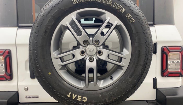 2023 Mahindra Thar LX P 2WD AT HT, Petrol, Automatic, 12,332 km, Spare Tyre