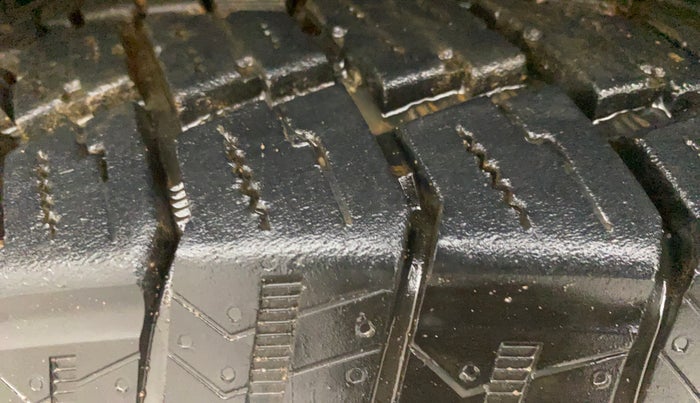 2023 Mahindra Thar LX P 2WD AT HT, Petrol, Automatic, 12,332 km, Left Front Tyre Tread