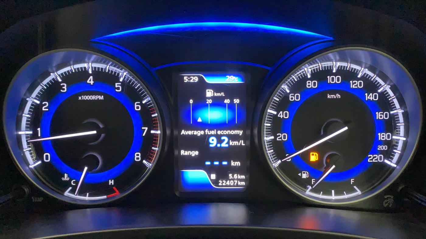 2019 Toyota Glanza V, Petrol, Manual, 22,476 km, Odometer Image