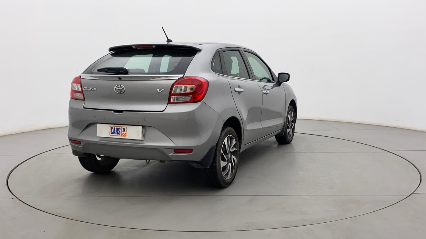 2019 Toyota Glanza V, Petrol, Manual, 22,476 km, Right Back Diagonal