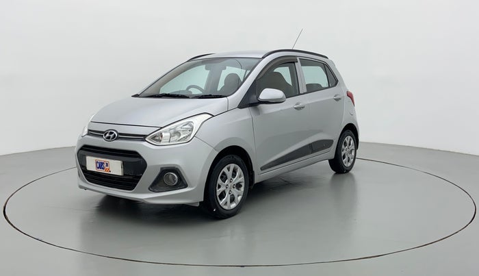 2015 Hyundai Grand i10 SPORTZ 1.2 KAPPA VTVT, Petrol, Manual, 90,358 km, Left Front Diagonal