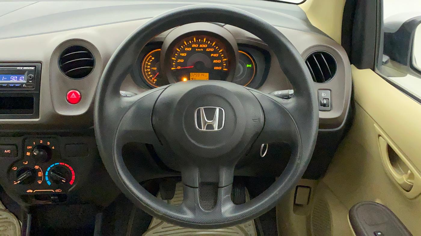 2013 Honda Amaze 1.2L I-VTEC EX, Petrol, Manual, 25,955 km, Steering Wheel Close Up