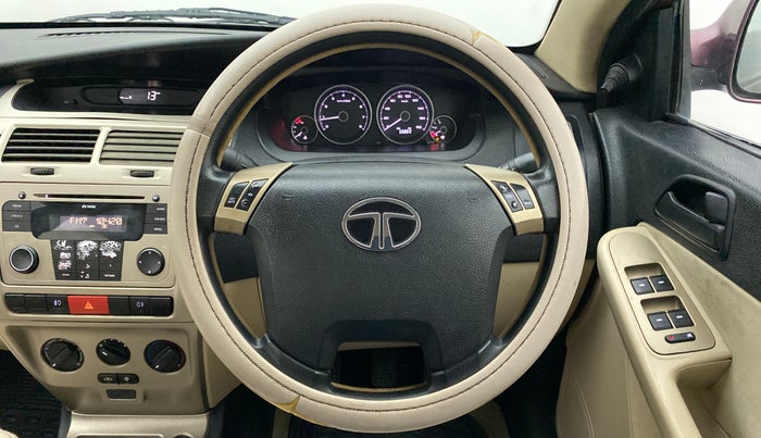 2012 Tata Manza AQUA QUADRAJET BS IV, Diesel, Manual, 55,908 km, Steering Wheel Close Up