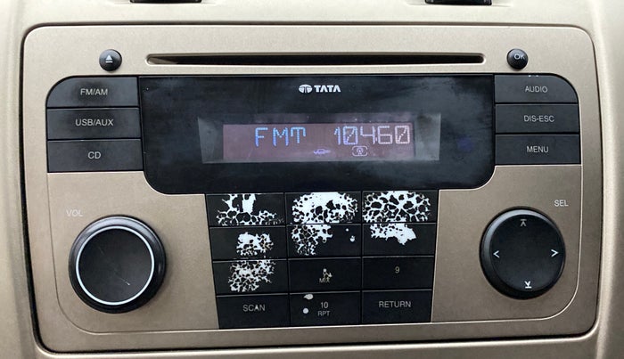 2012 Tata Manza AQUA QUADRAJET BS IV, Diesel, Manual, 55,908 km, Infotainment system - Button has minor damage