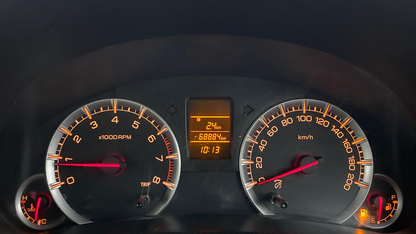 2017 Maruti Swift VXI, Petrol, Manual, 69,042 km, Odometer Image