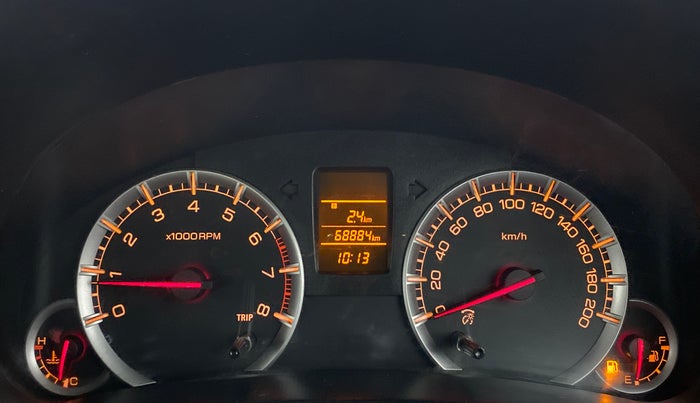 2017 Maruti Swift VXI, Petrol, Manual, 69,042 km, Odometer Image