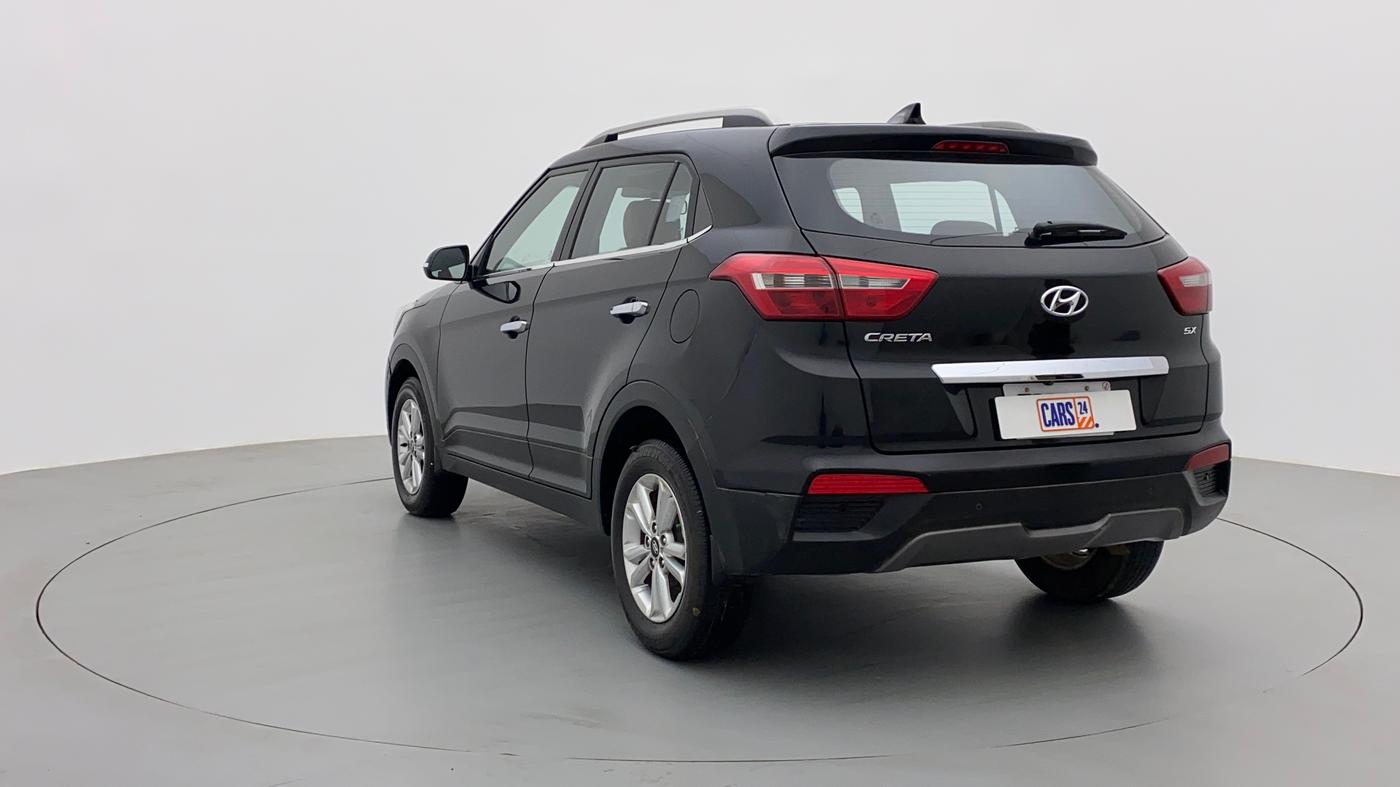 2017 Hyundai Creta 1.6 SX PLUS PETROL, Petrol, Manual, 94,711 km, Left Back Diagonal