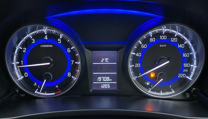 2018 Maruti Baleno DELTA PETROL 1.2, Petrol, Manual, 19,745 km, Odometer Image