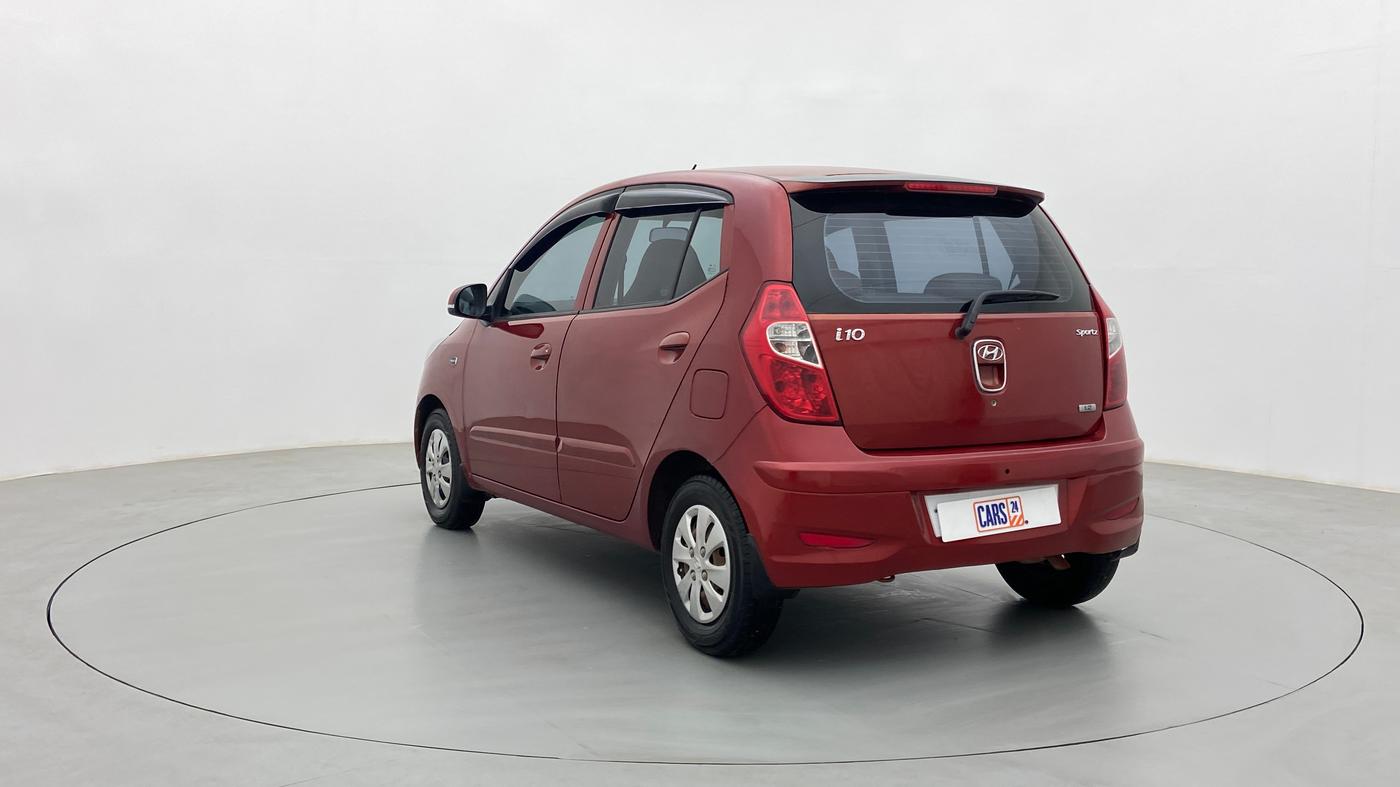 2013 Hyundai i10 SPORTZ 1.2 KAPPA2, Petrol, Manual, 65,313 km, Left Back Diagonal