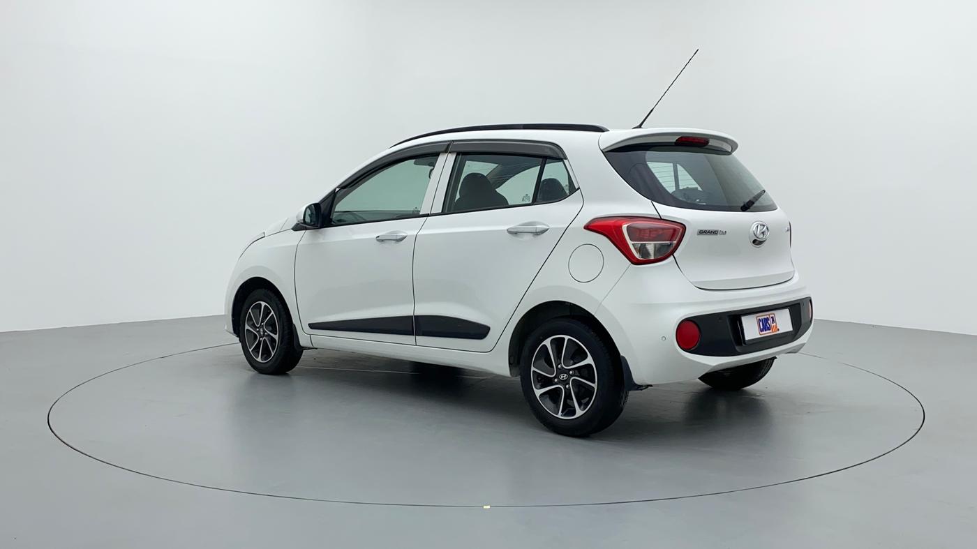 2018 Hyundai Grand i10 ASTA 1.2 KAPPA VTVT, Petrol, Manual, 53,287 km, Left Back Diagonal (45- Degree) View