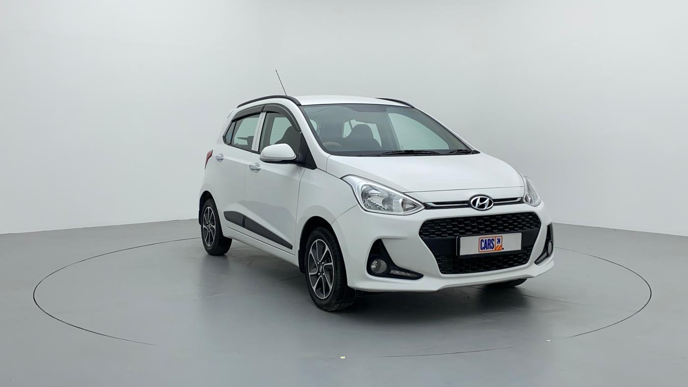 2018 Hyundai Grand i10 ASTA 1.2 KAPPA VTVT, Petrol, Manual, 53,287 km, Right Front Diagonal (45- Degree) View