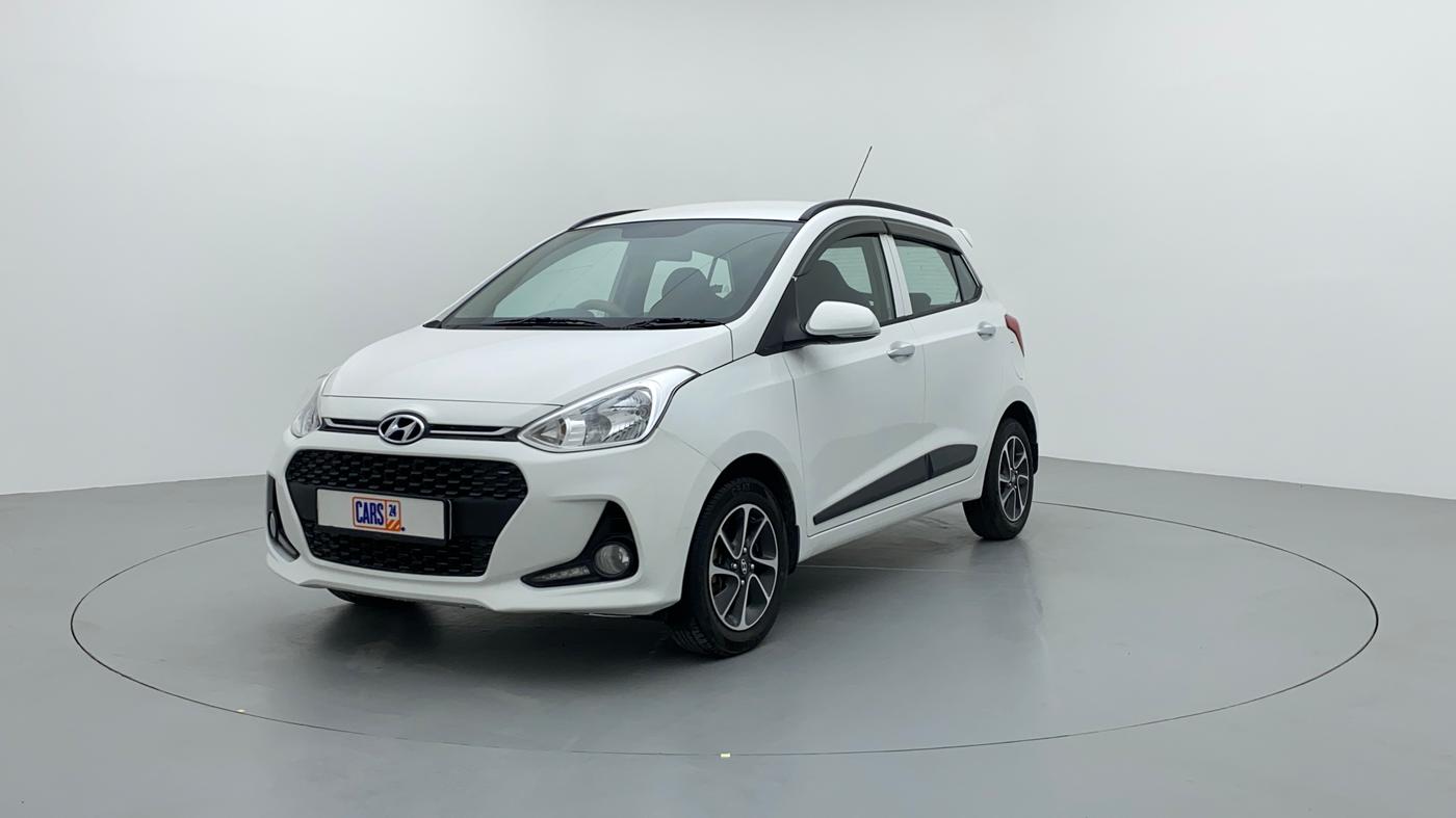 2018 Hyundai Grand i10 ASTA 1.2 KAPPA VTVT, Petrol, Manual, 53,287 km, Left Front Diagonal (45- Degree) View