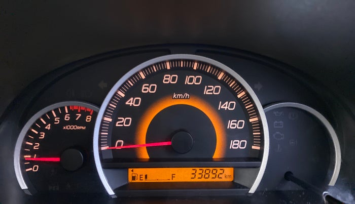 2015 Maruti Wagon R 1.0 VXI, Petrol, Manual, 33,916 km, Odometer Image